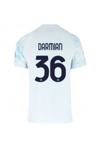 Inter Milan Matteo Darmian #36 Fotballdrakt Borte Klær 2025-26 Korte ermer